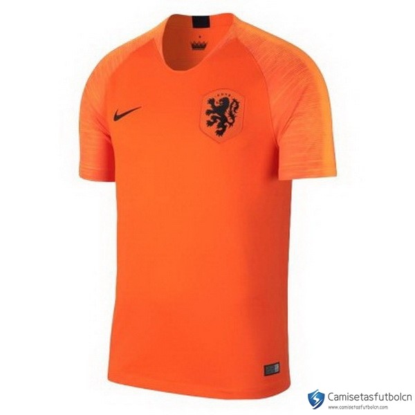 Tailandia Camiseta Seleccion Países Bajos Primera equipo 2018 Naranja